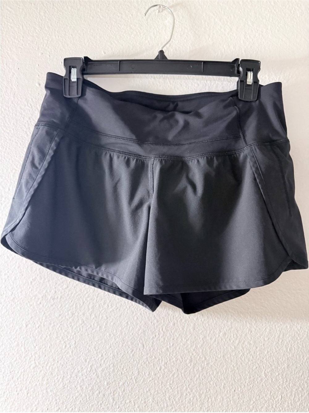 lululemon athletica Black Performance Running Shorts